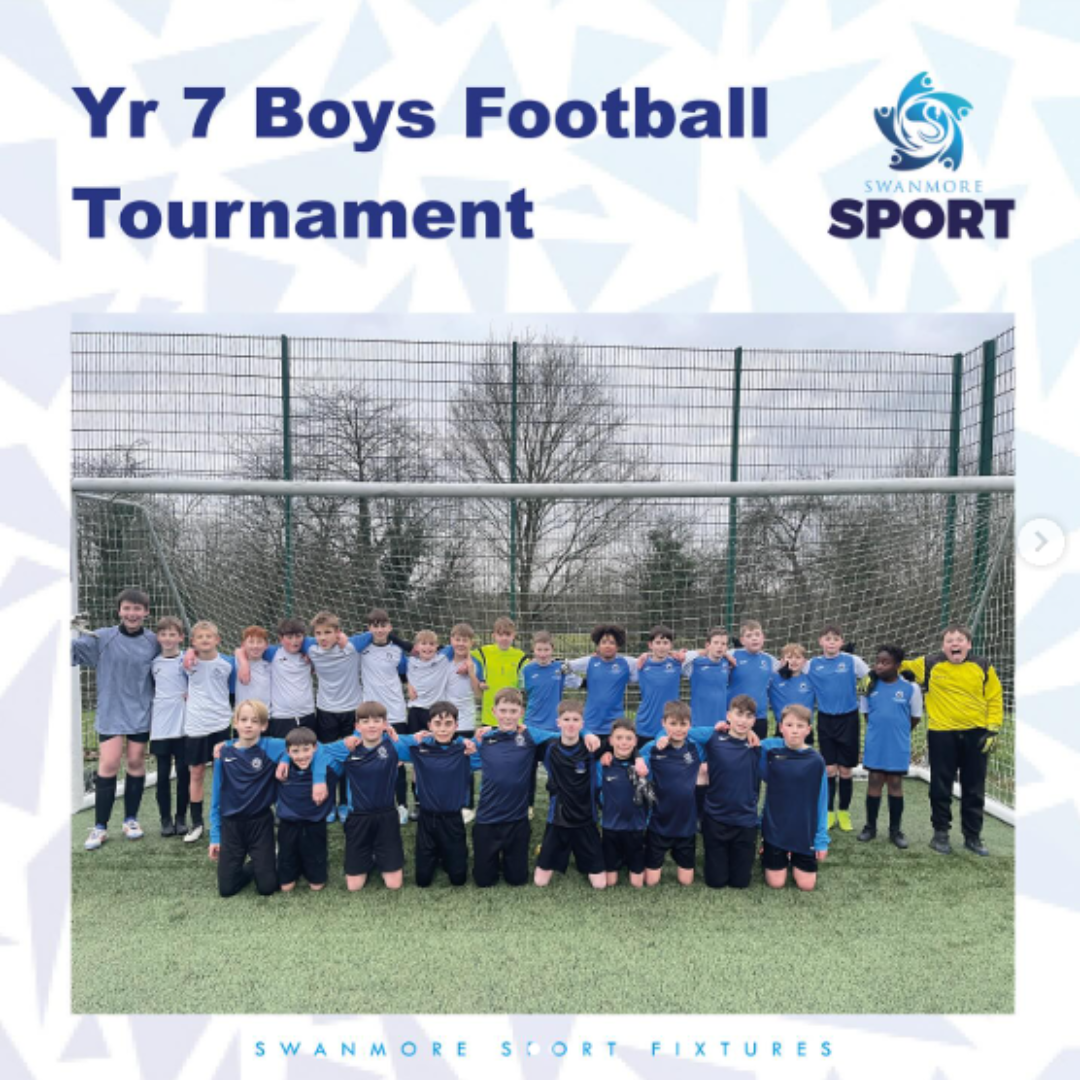 Image shows some of the players that took part in the Y7 boys football tournament.