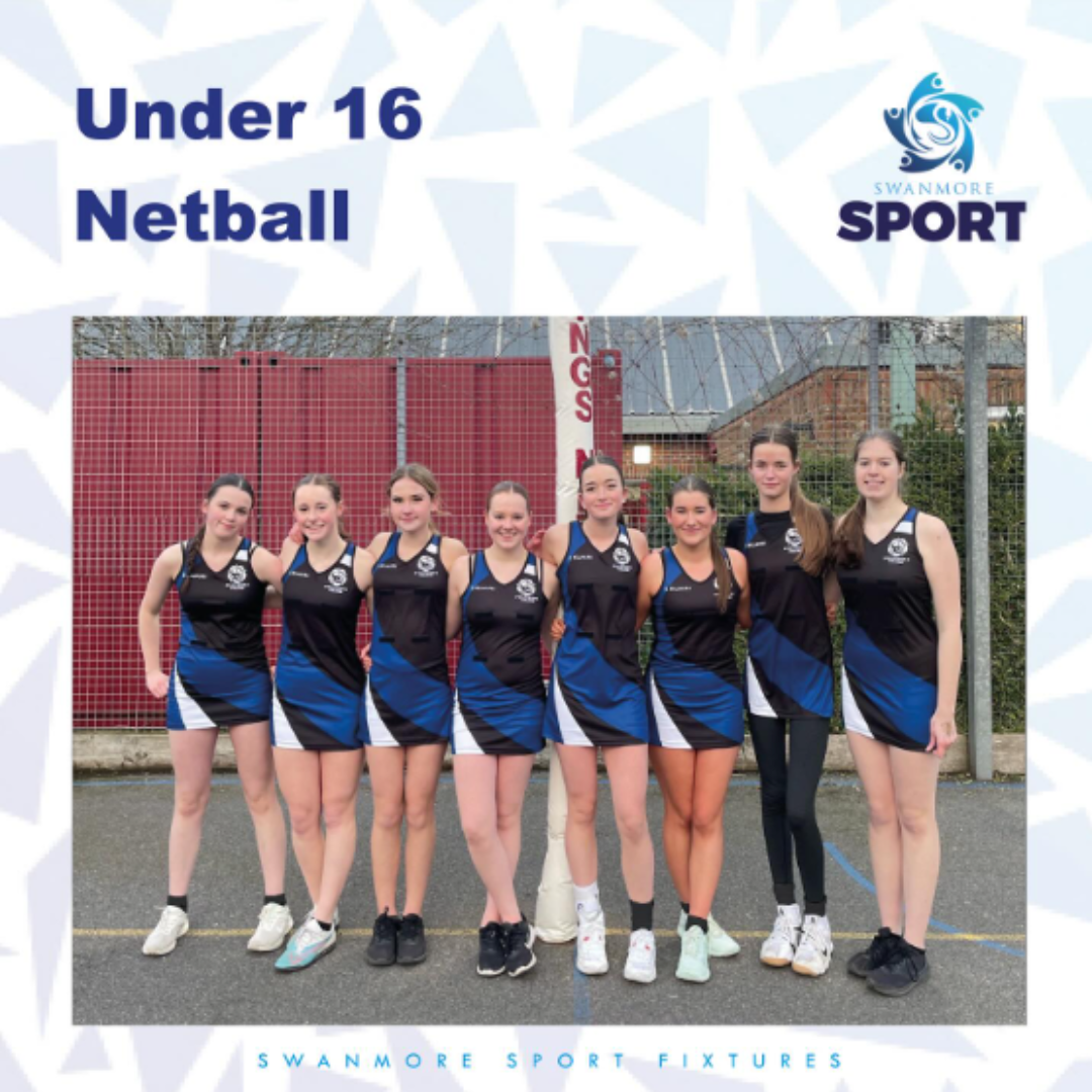 Image shows some of the U14 and U16 girls netball teams that played against KIngs School