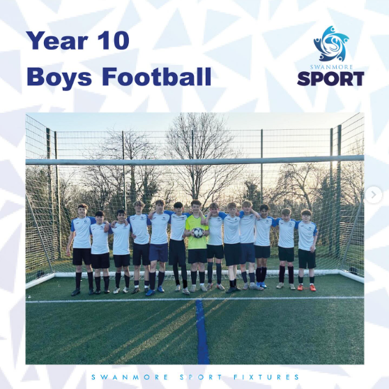 Image shows members of the Y10 boys football team