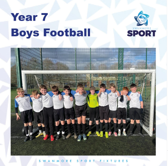 Image shows members of the Y7 boys football team