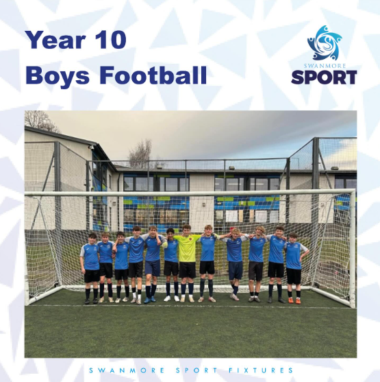 Image shows members of the Y10 boys football team