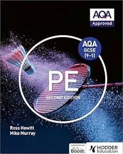 Image shows the AQA GCSE PE revision guide front cover